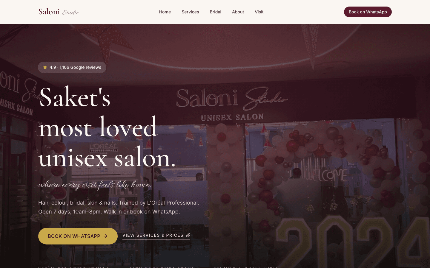 Saloni Studio preview