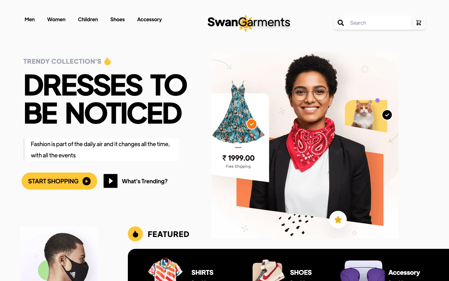 Swan Garments screenshot